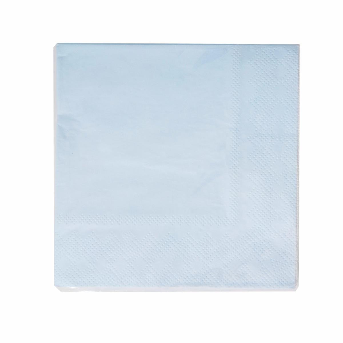 Servilleta Azul 25 x 25 cm DFHO 20 Unidades