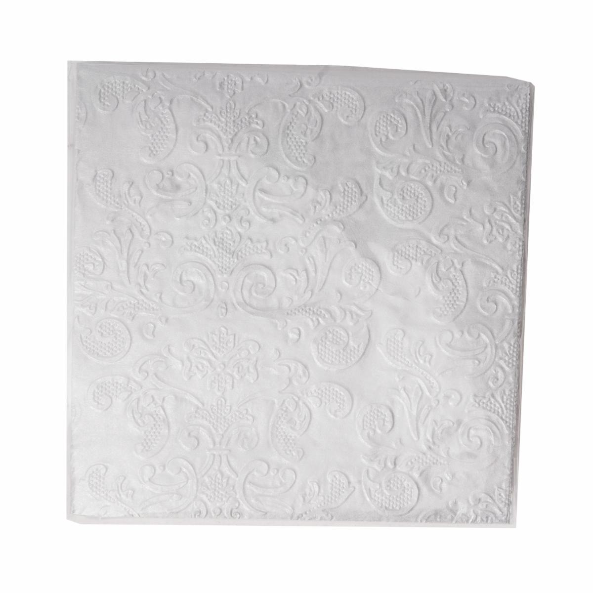Servilleta Cofrado Plateado 25 x 25 cm DFHO 20 Unidades