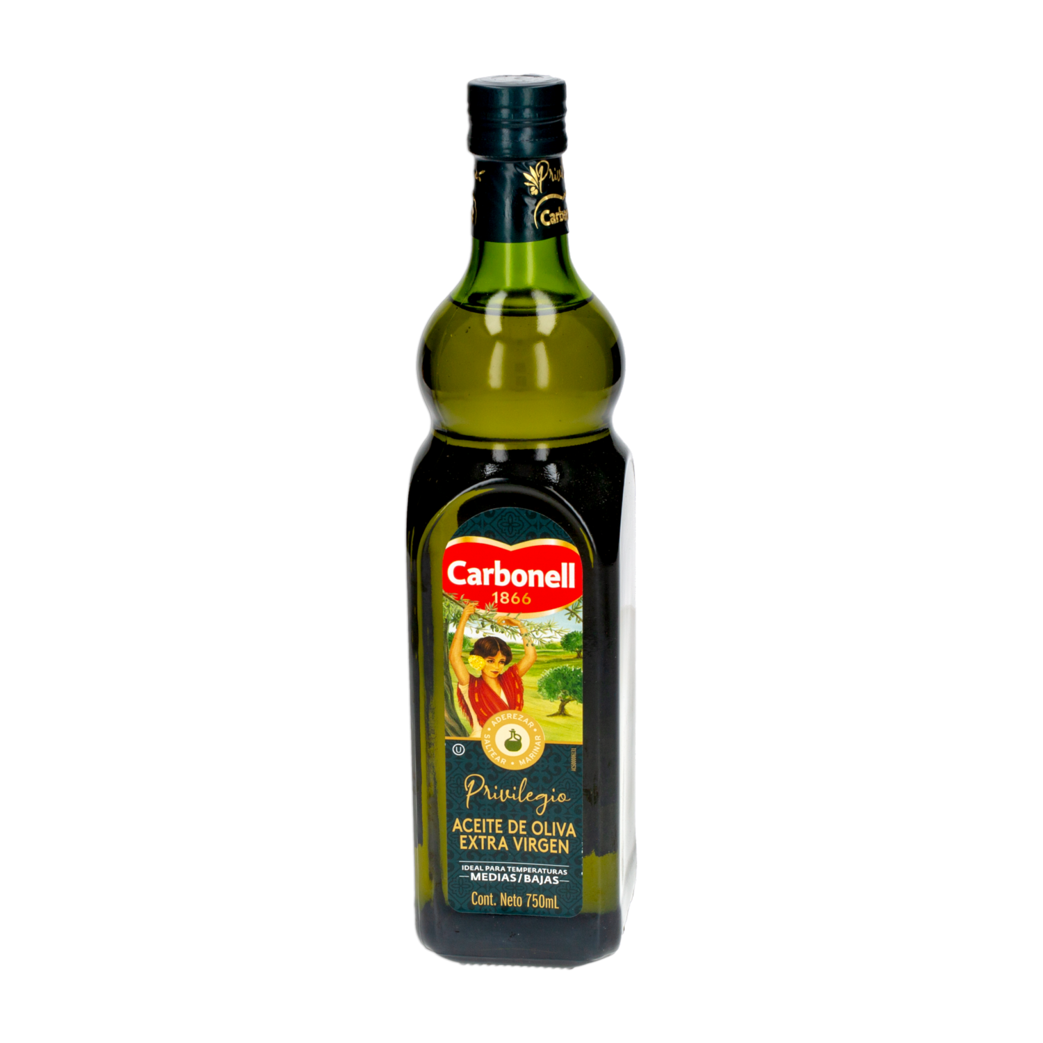 Aceite De Oliva Extra Virgen Privilegio CARBONELL 750 Ml