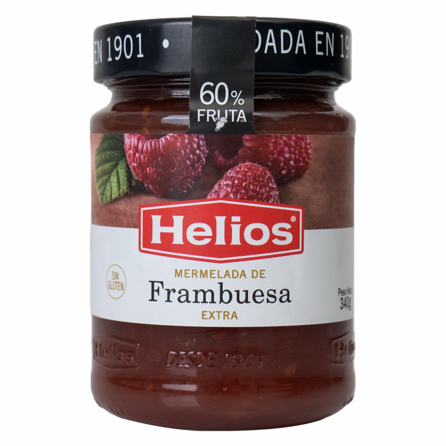 Mermelada De Frambuesa Extra HELIOS 340 G