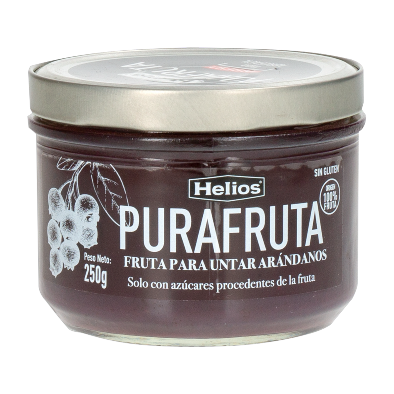 Mermelada De Arándano Pura Fruta HELIOS 250 G