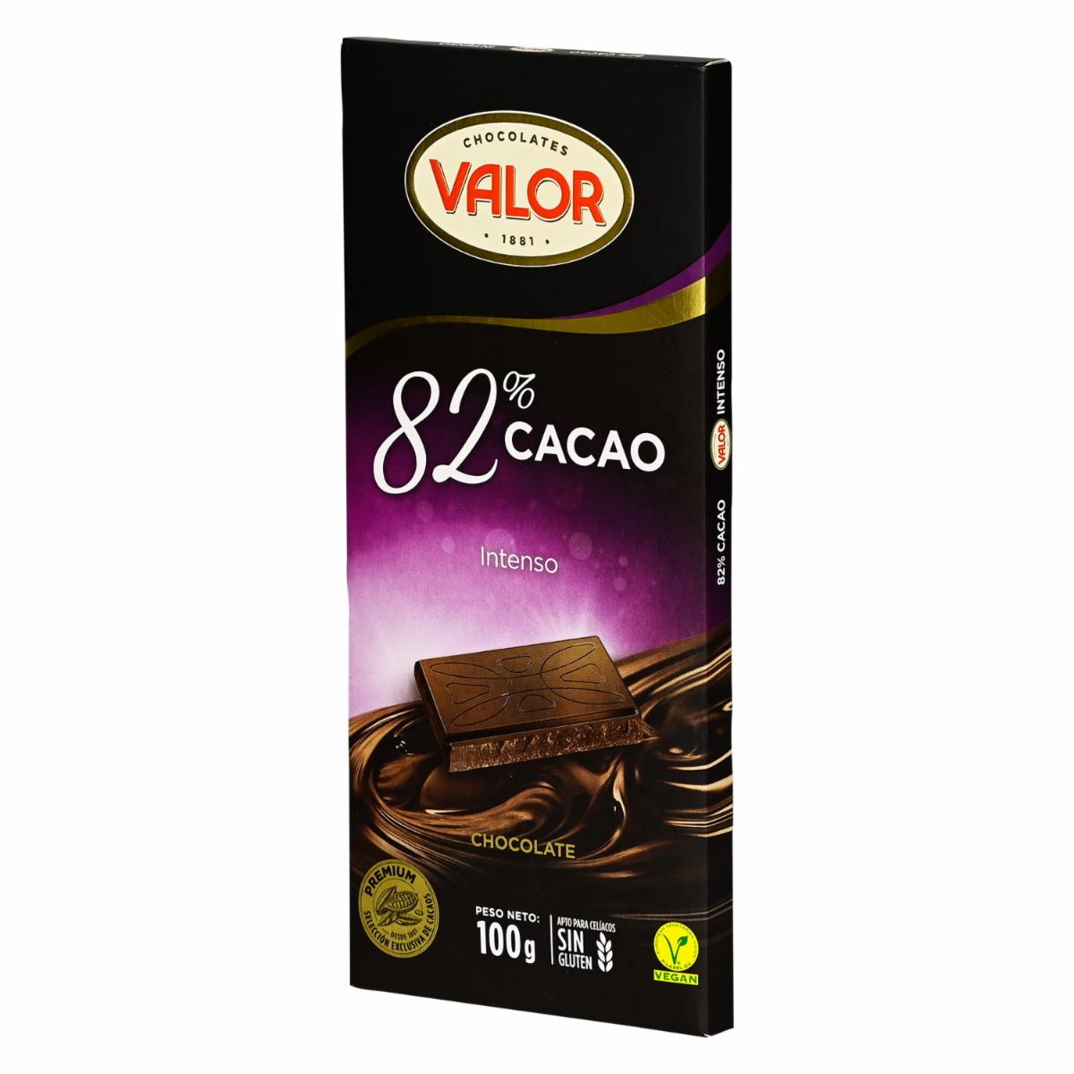 Chocolate Con 0,82 De Cacao VALOR 100 G