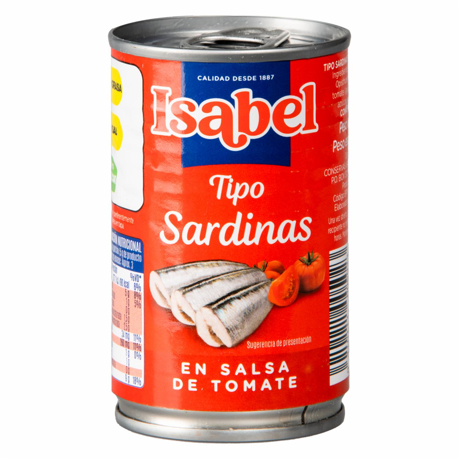 Sardina Abre Fácil En Salsa De Tomate ISABEL 156 G