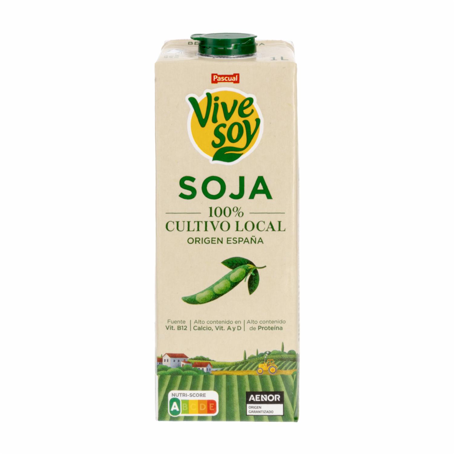 Bebida De Soya Natural VIVE SOY 1000 Ml