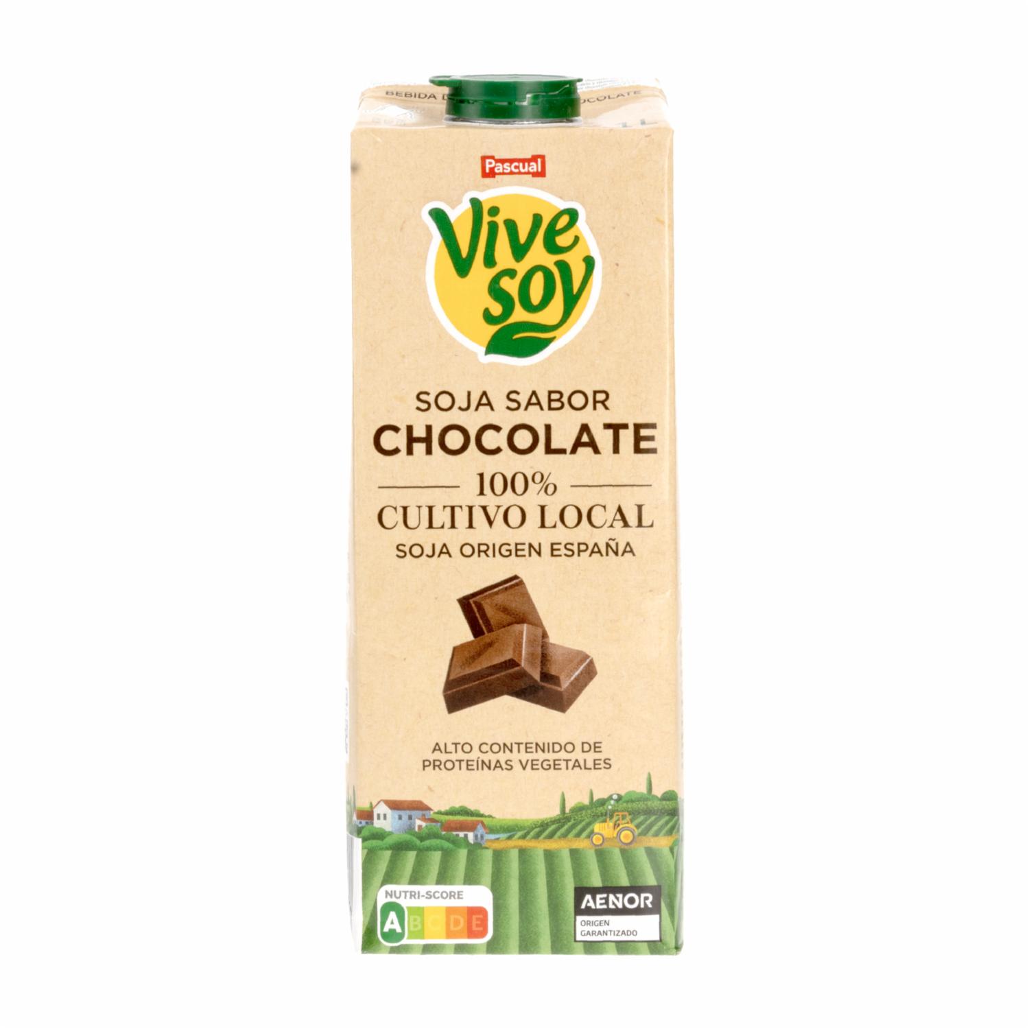 Bebida De Soya Sabor A Chocolate VIVE SOY 1000 Ml