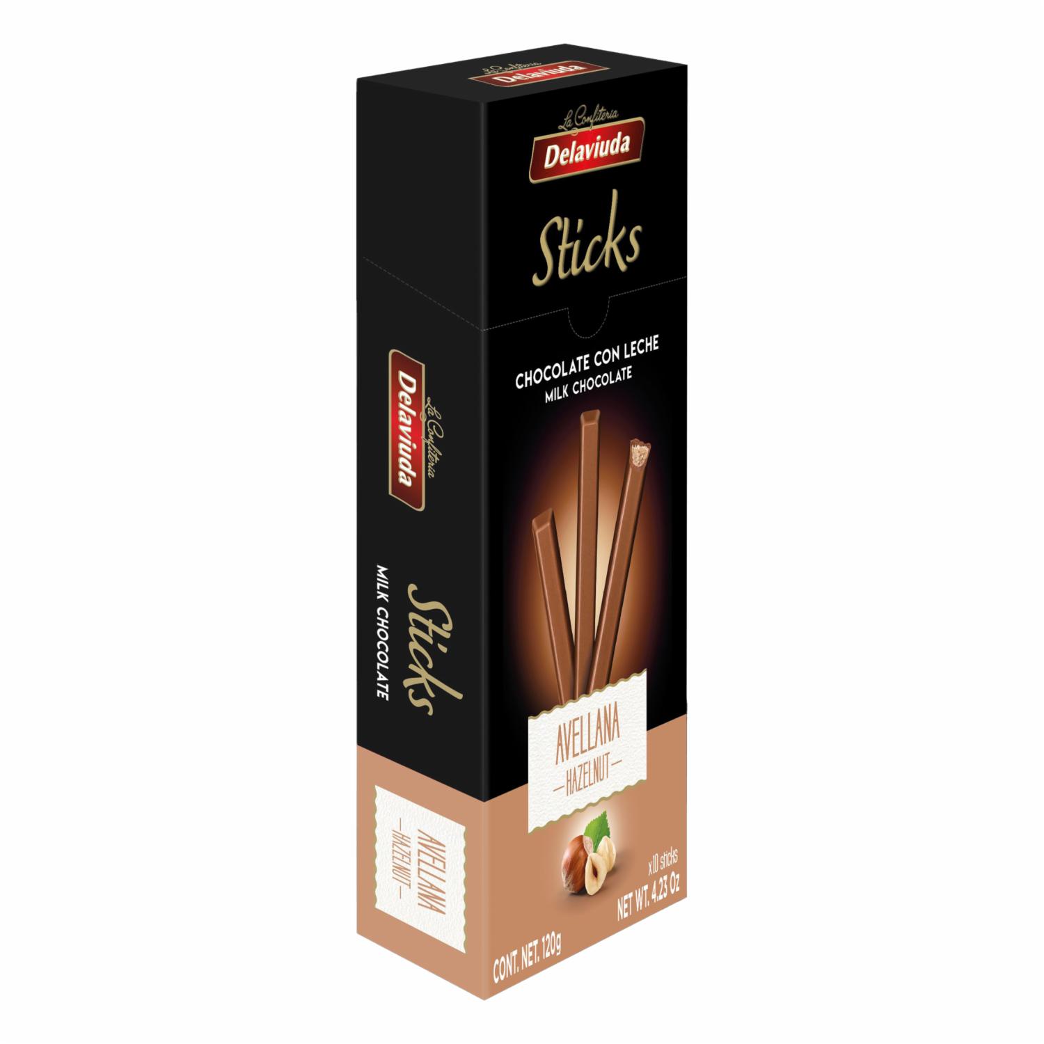 Sticks De Avellana LA CONFITERÍA DE LA VIUDA 120 G