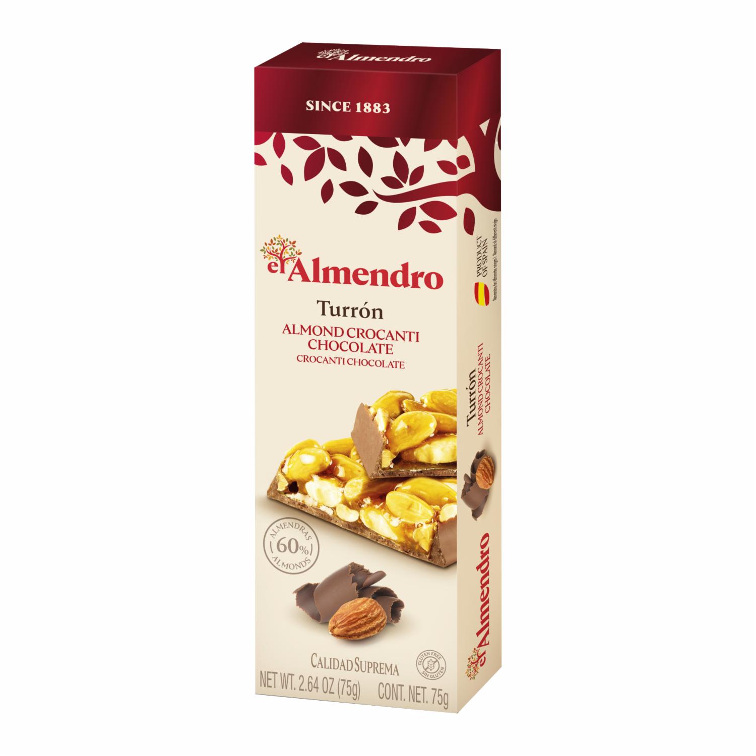 Turrón Crocanti De Chocolate EL ALMENDRO 75 G