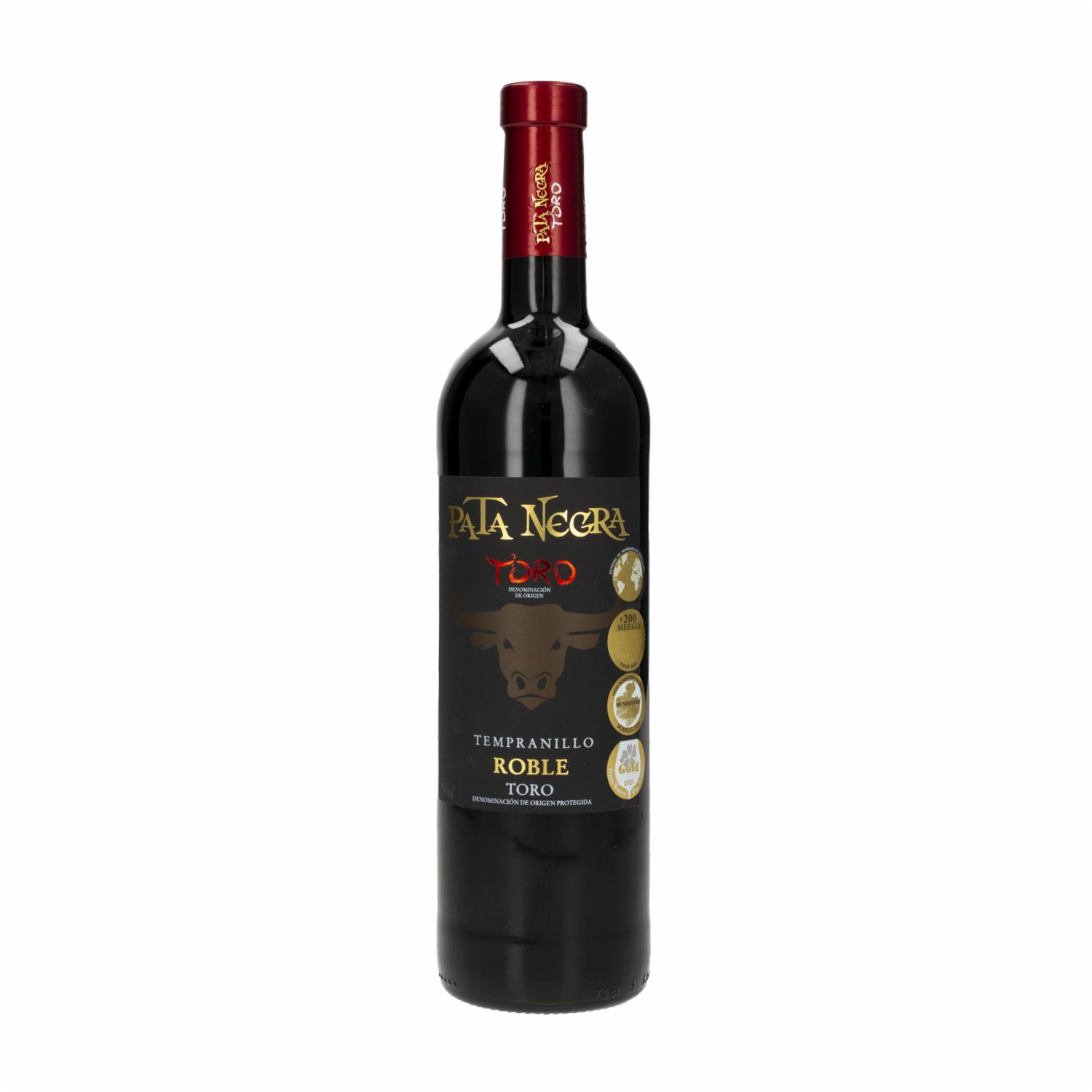 Vino Tinto Roble Tempranillo PATA NEGRA 750 ml