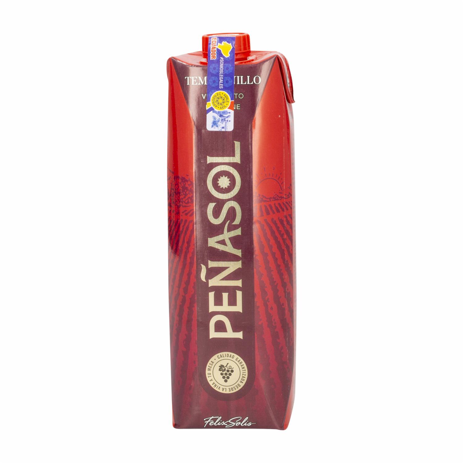Vino Tinto Cartón PEÑASOL 1000 Ml