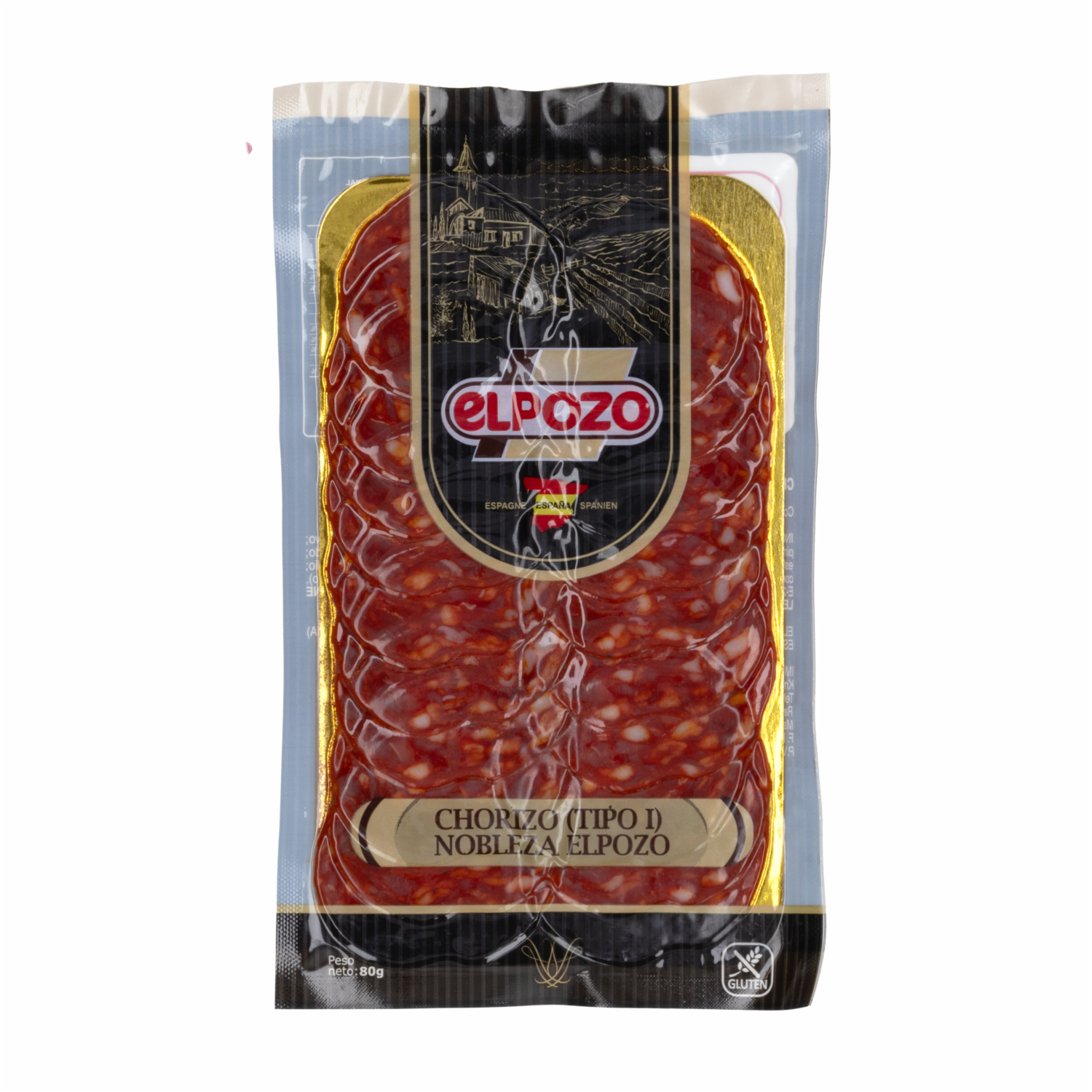 Chorizo Lonchado EL POZO 80g