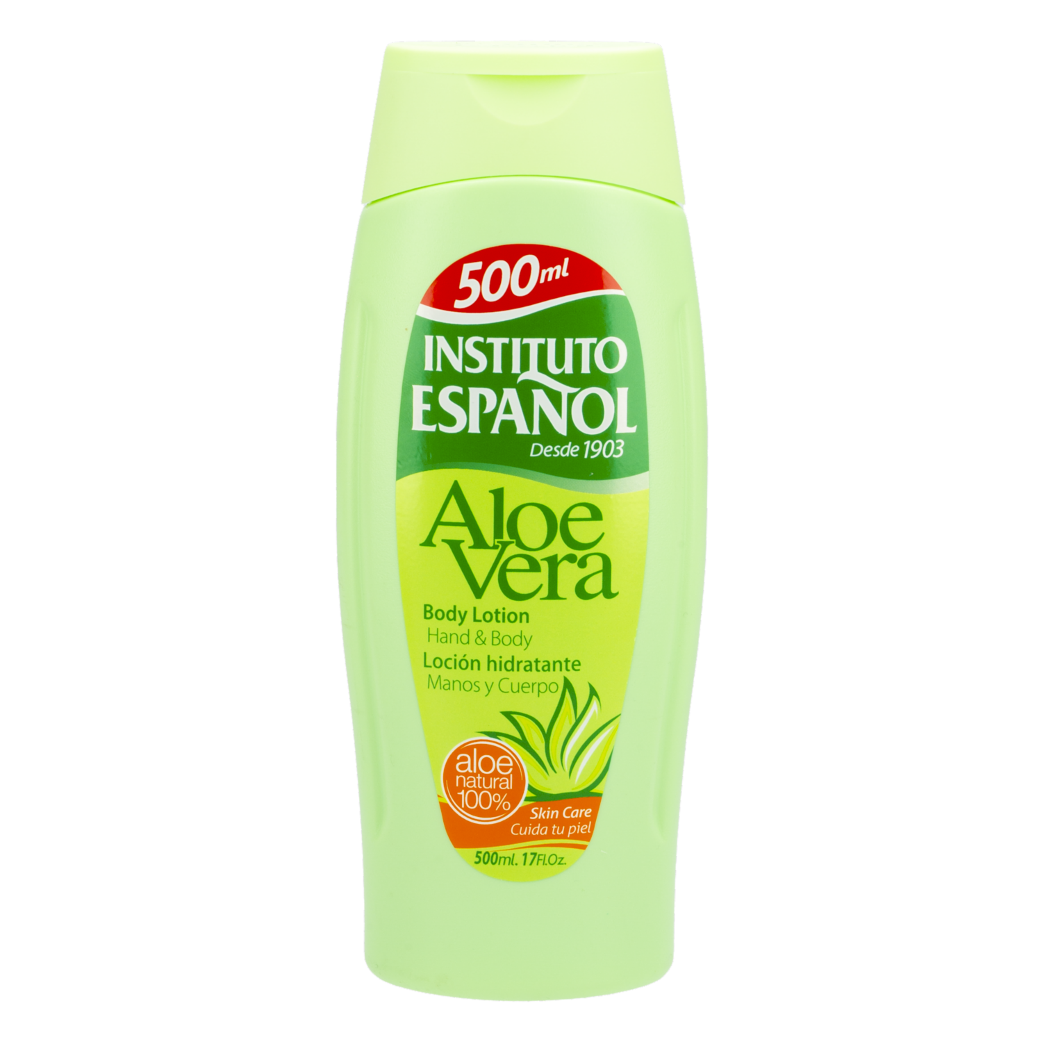 Crema Corporal Hidratante De Aloe Vera INSTITUTO ESPAÑOL Presentación De 500 Ml