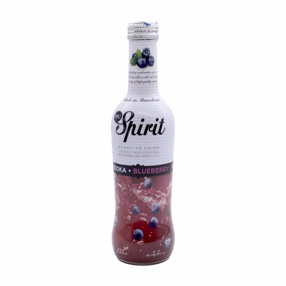 Cóctel De Vodka Blueberry MG SPIRIT 275 ML