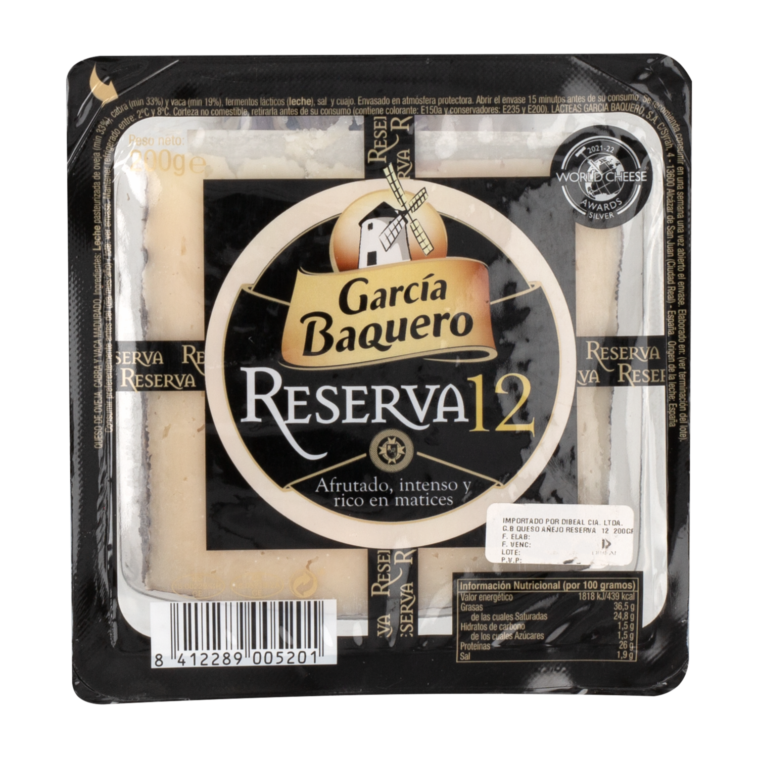 Queso Añejo Reserva GARCÍA BAQUERO 200 G