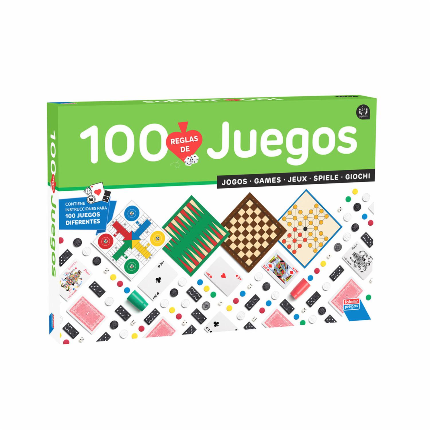 Juego De Mesa 100 Reglas De Juegos FALOMIR 2 – 4 Jugadores