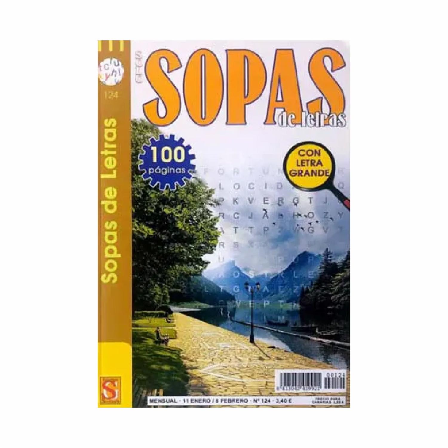 Libro De Pasatiempos Sopa De Letras 122-123 GRADIFCO Unidad