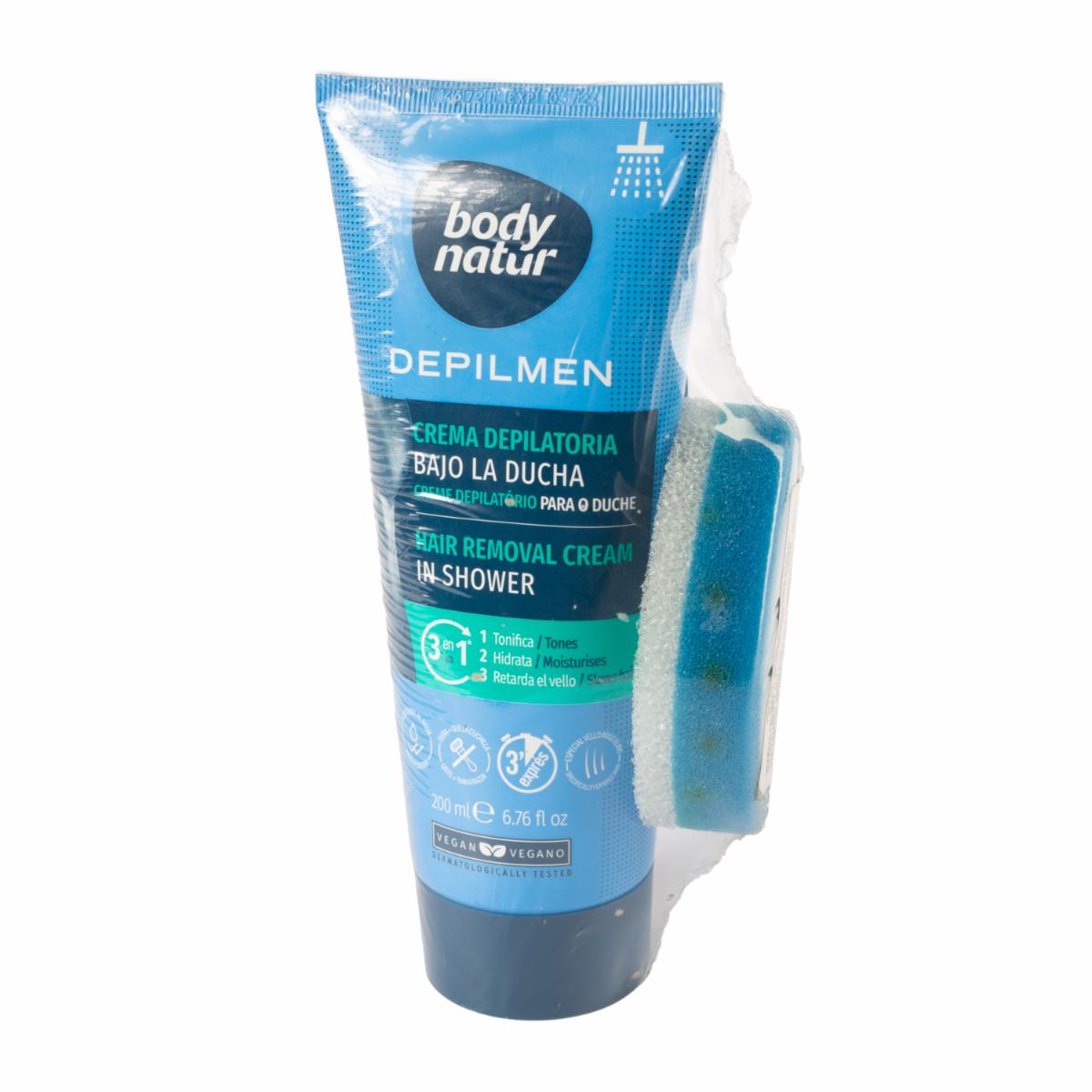 Crema Depilatoria Bajo Ducha + Basal Post Depilación Depilmen BODY NATUR 200 Ml