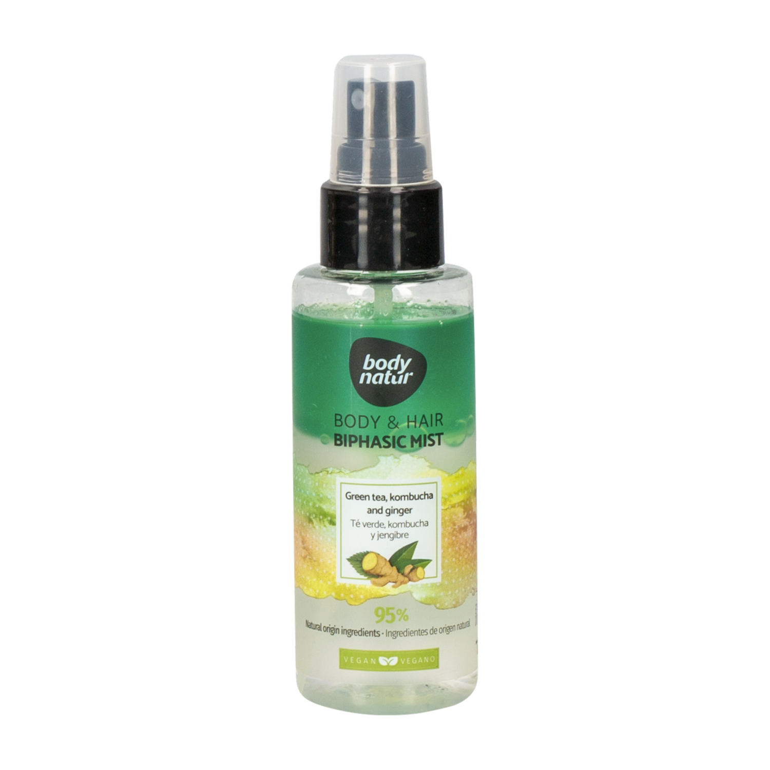 Body Splash Te Verde  Cuerpo Y Cabello BODY NATUR 100 Ml