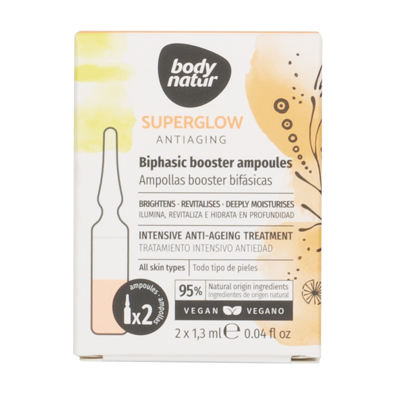 Tratamiento Facial Antiarrugas Bifásica BODY NATUR 2,60 Ml