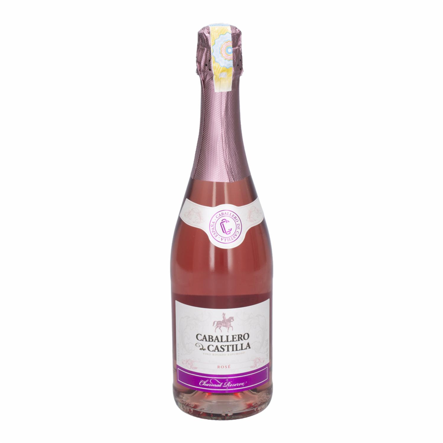 Vino Rosado Espumoso Caballero De Castilla 750 Ml