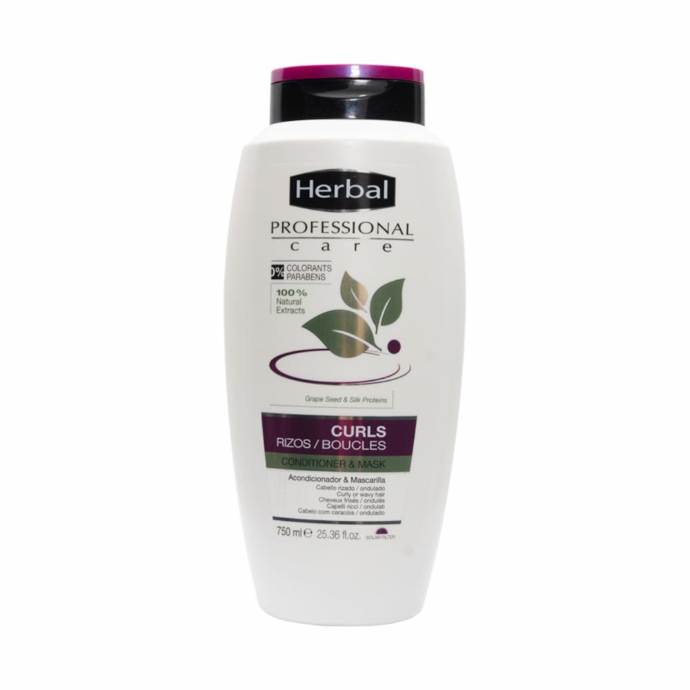 Acondicionador De Cabello Rizos Perfectos HERBAL 750 Ml