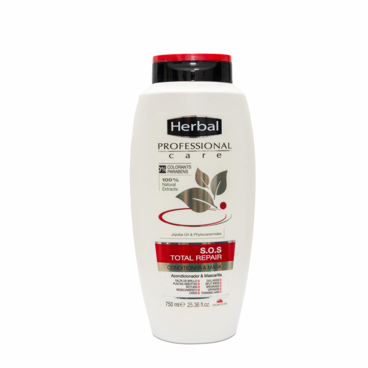 Acondicionador De Cabello Reparación Total HERBAL 750 Ml