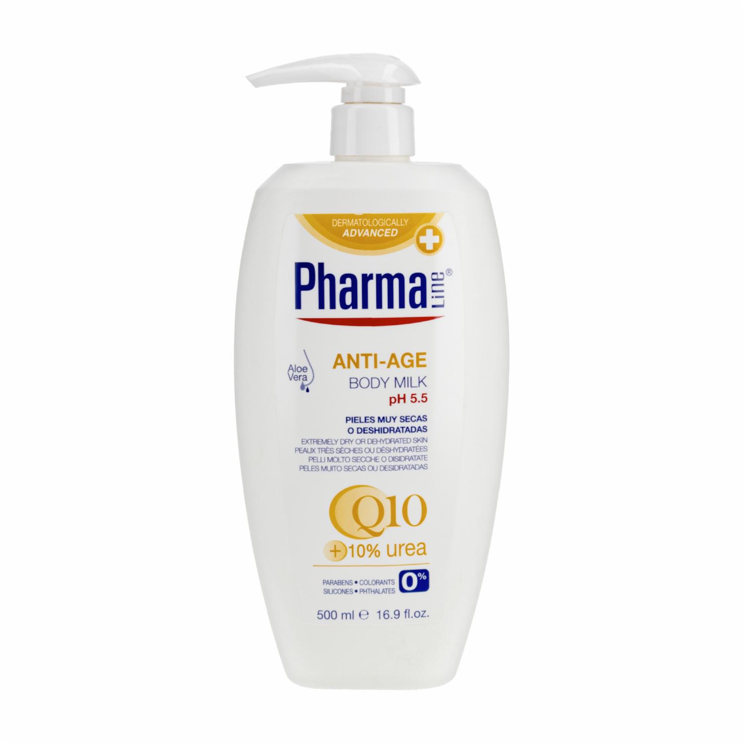 Crema Corporal Anti-Edad Para Piel Seca PHARMA LINE 500 Ml