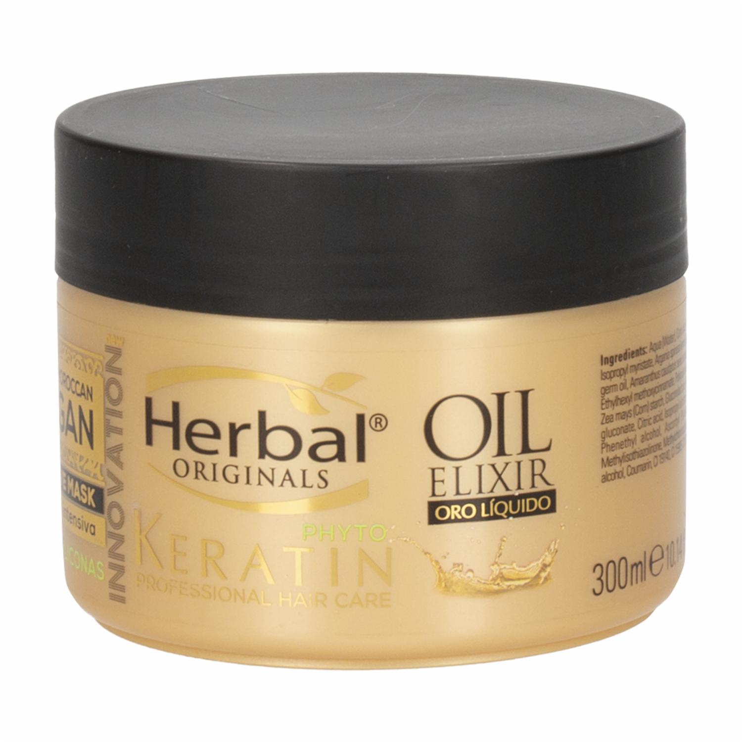 Mascara Capilar Con Phyto Keratin Intens Oro Liquido HERBAL 300 Ml