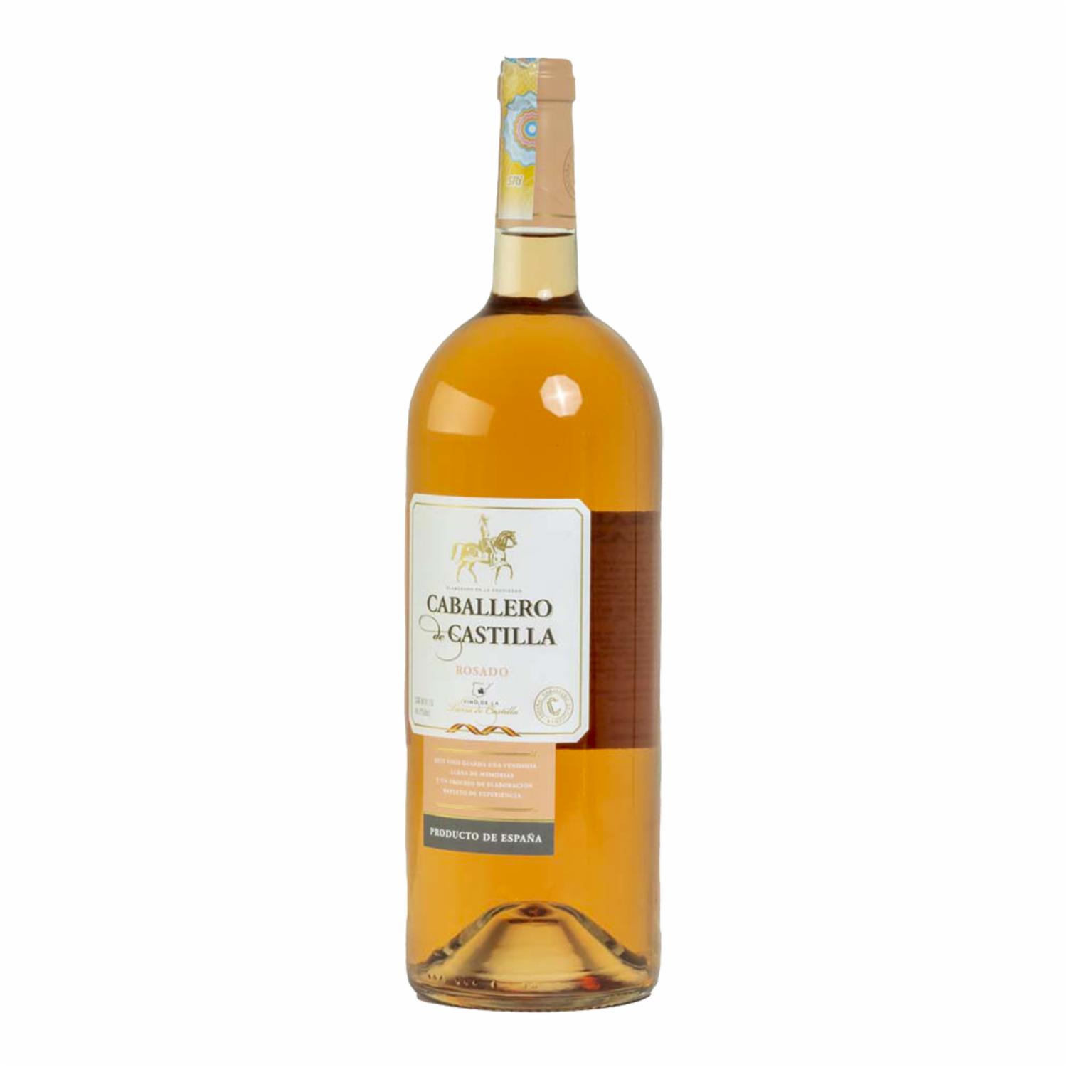 Vino Rosado Español Caballero De Castilla 1500 Ml