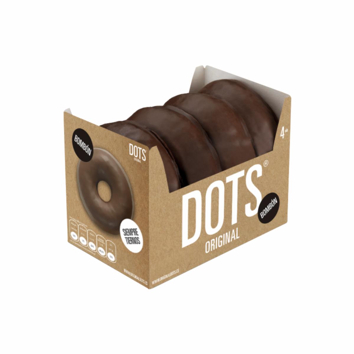 Donuts Chocolate DOTS x 4 Unidades