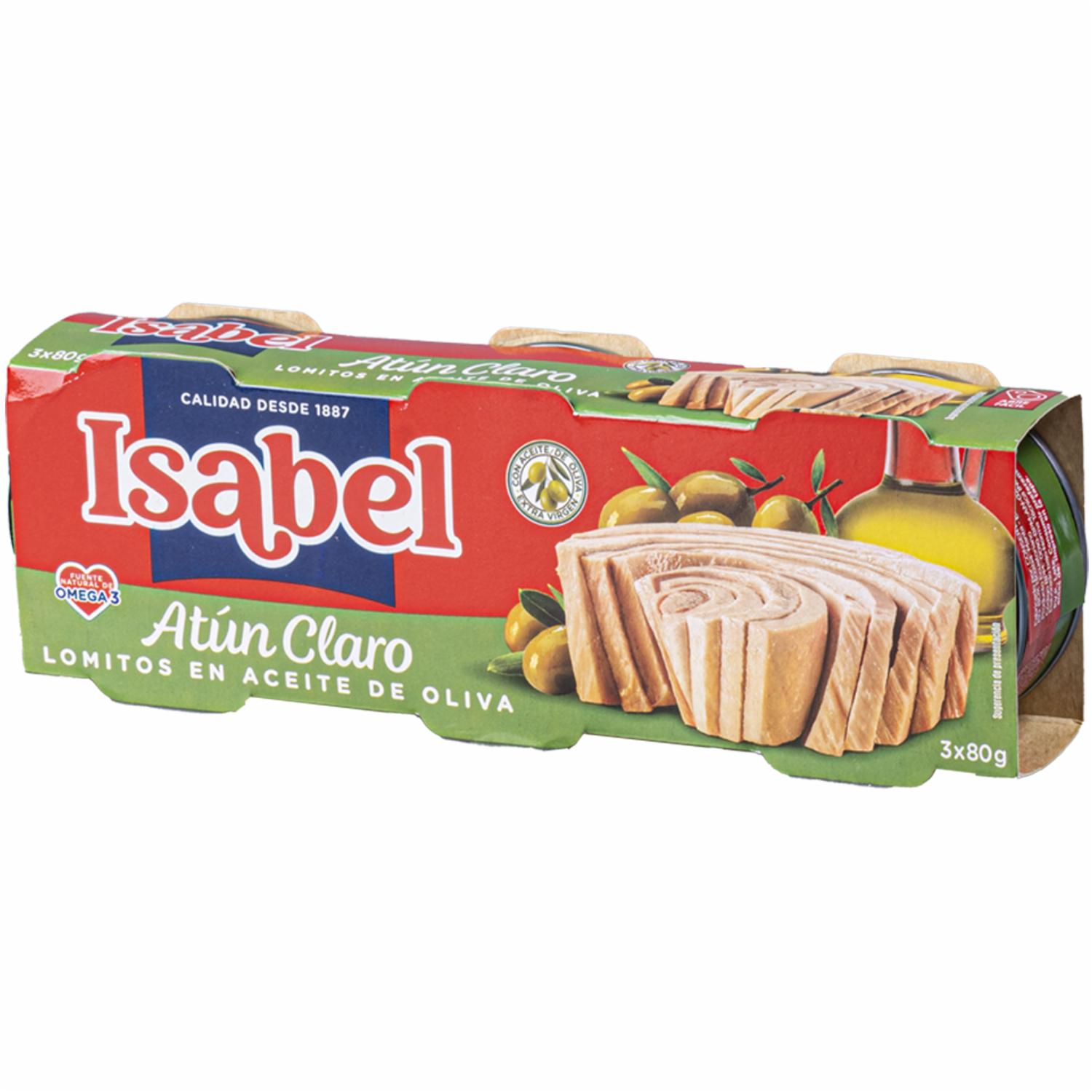 Lomitos De Atún En Aceite De Oliva ISABEL 240 G