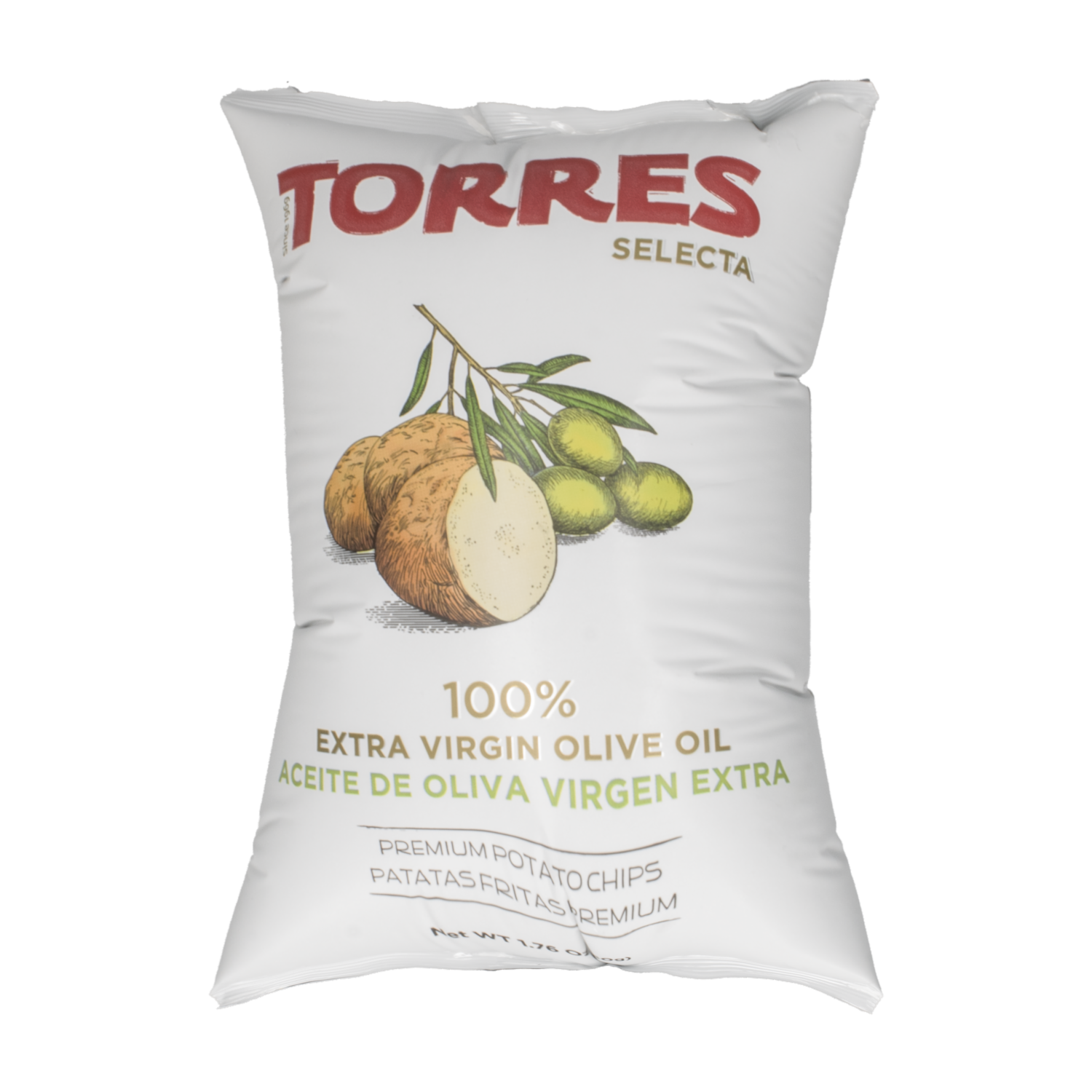 Papas Fritas Sabor Aceite De Oliva Extra Virgen TORRES 50 G
