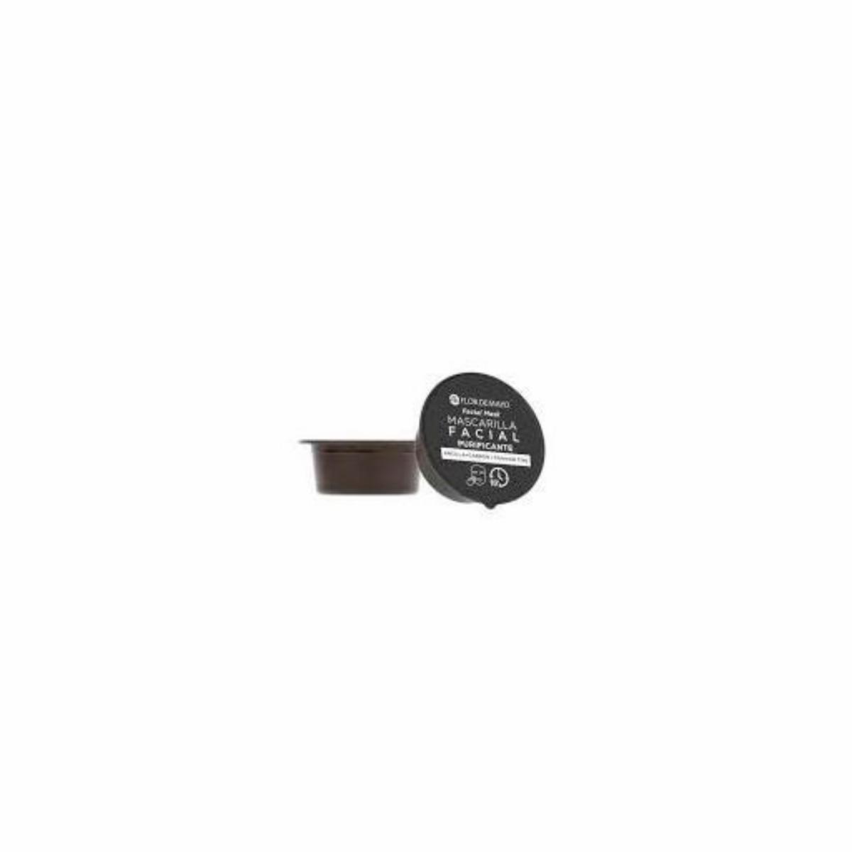 Mascarilla Facial De Mayo Pote Purificante Arcilla Carbón FLOR DE MAYO 15 Ml