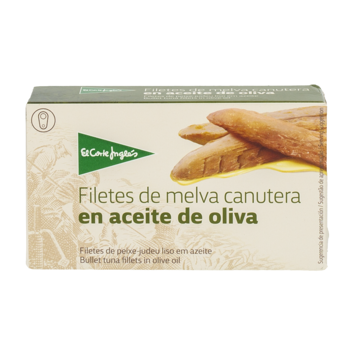 Filetes De Melva Canutera En Aceite De Oliva EL CORTE INGLÉS 120 g