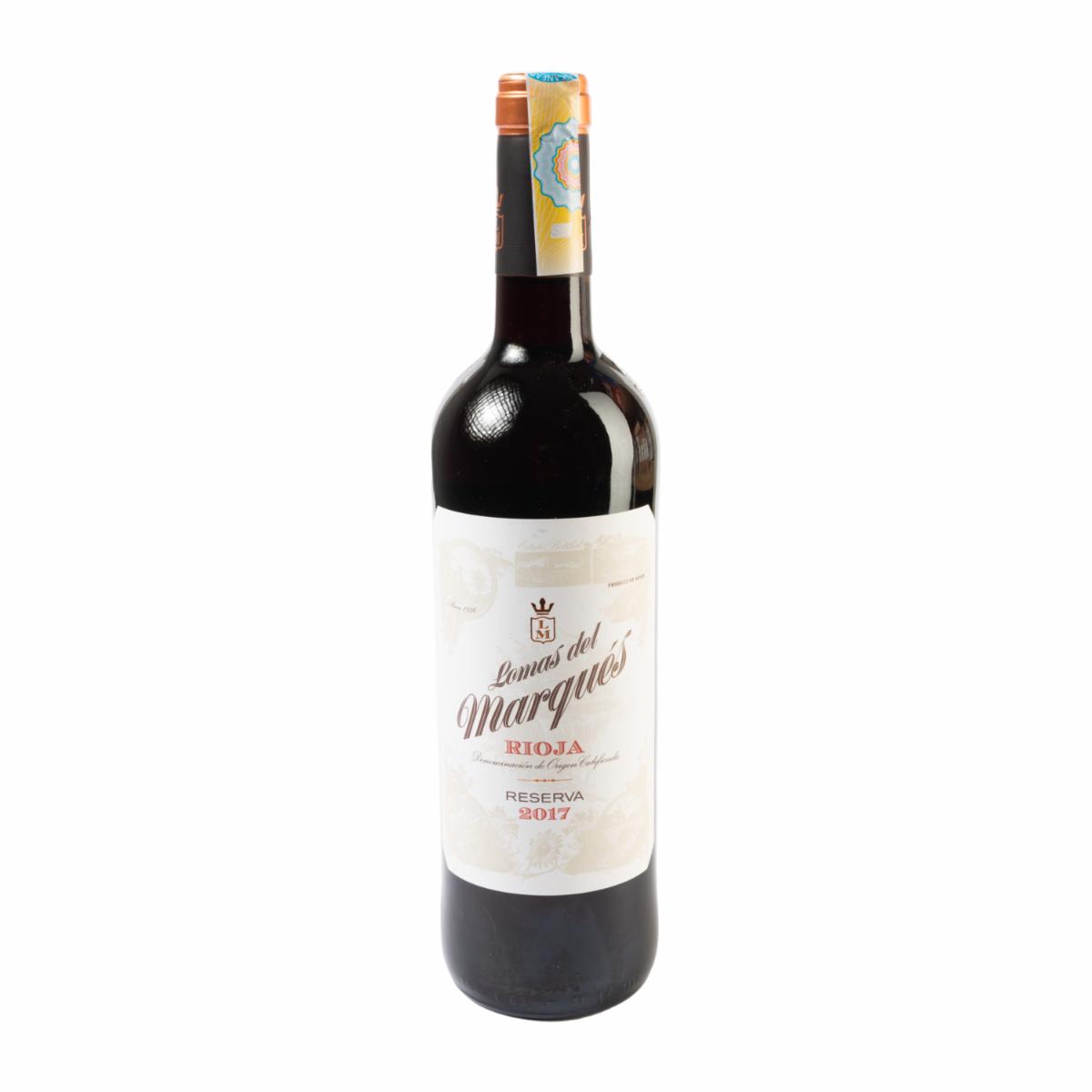 Vino Tinto Reserva Rioja LOMAS DEL MARQUÉS 750 Ml