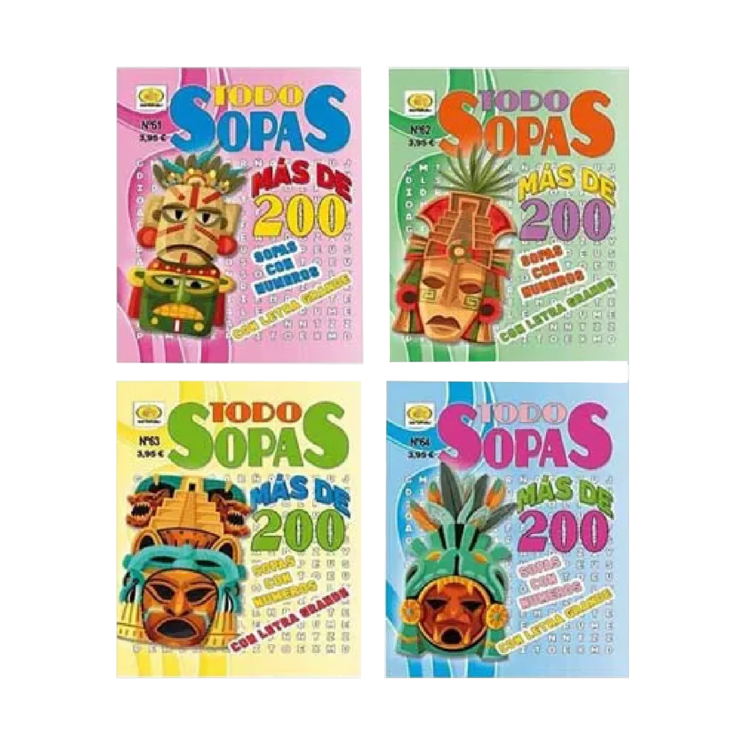 Libro Sopas De Letras MILLA 200 Páginas