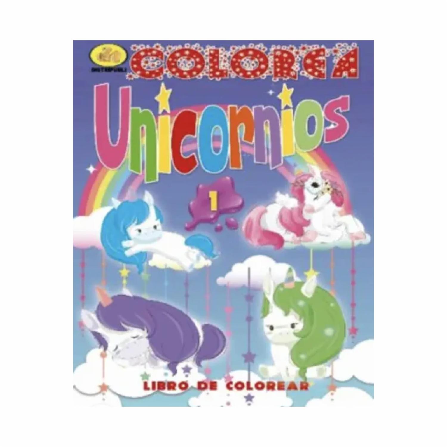 Colorea Unicornios DISTRIPUBLI 23 Páginas