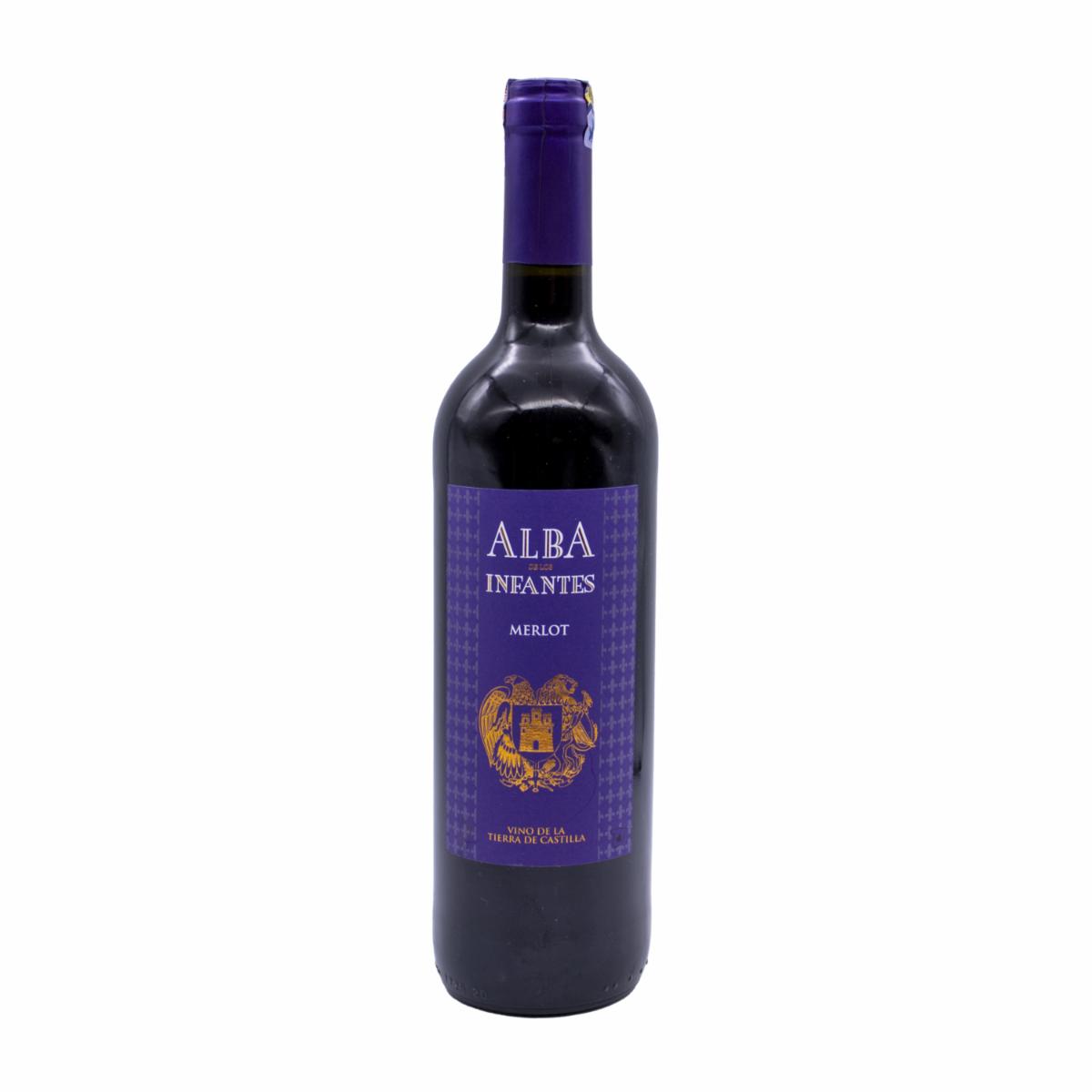 Vino Tinto Merlot ALBA DE LOS INFANTES 750 Ml
