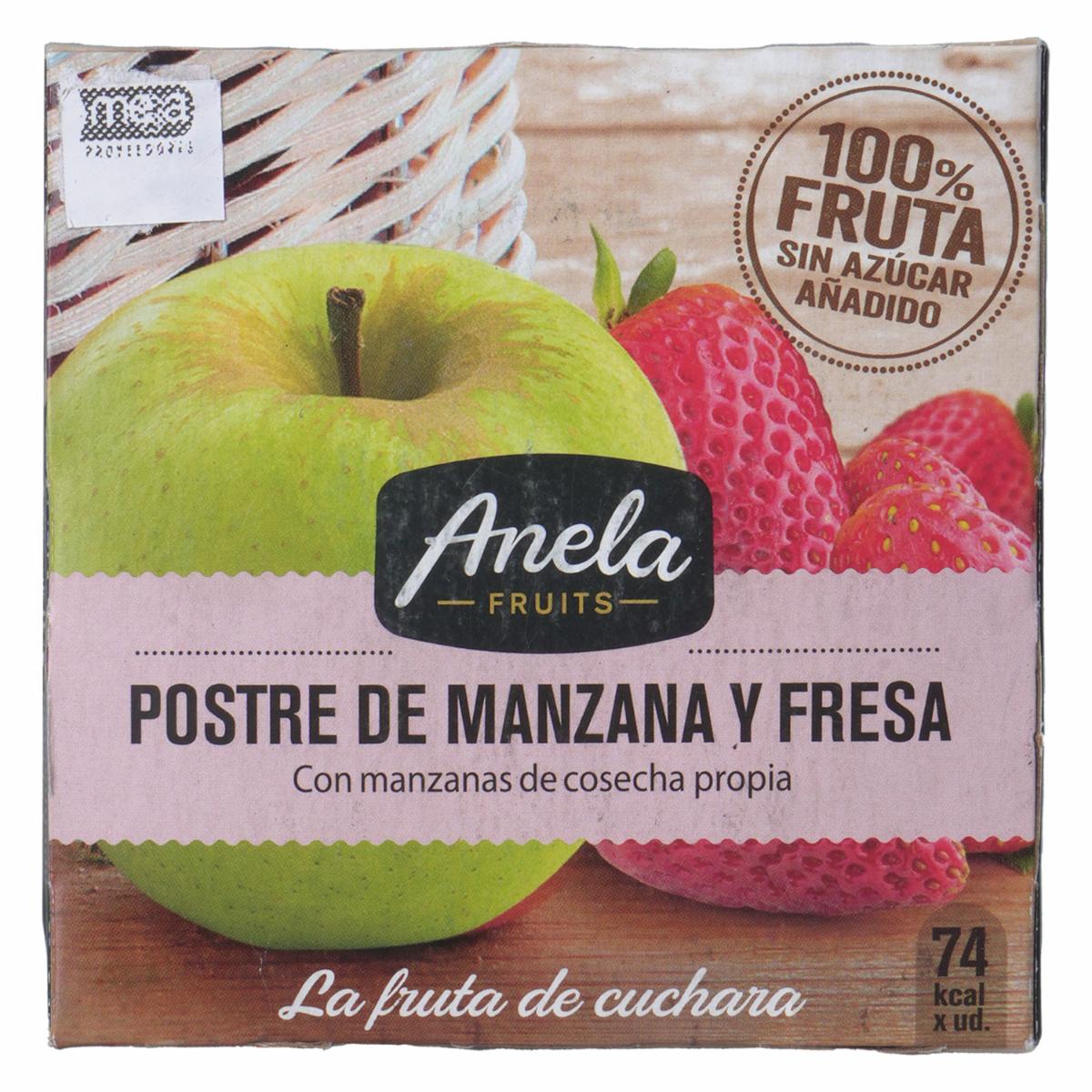 Postre De Frutas Manzana Y Fresa ANELA FRUITS 2 x 110 g