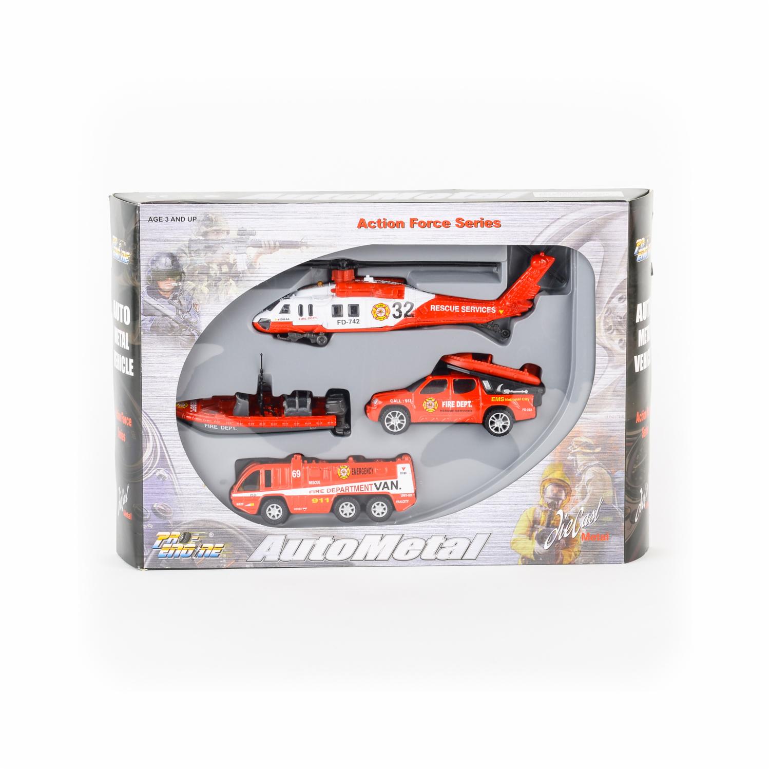 Set De Vehículos PRO ENGINE Rescate
