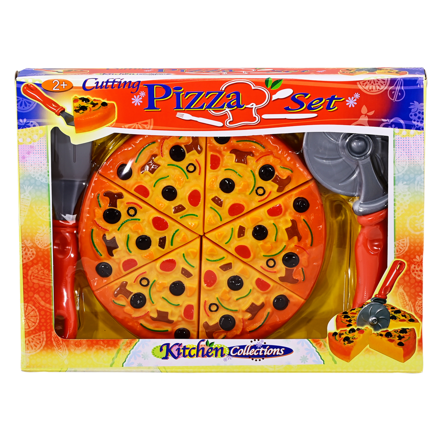 Set De Juego Cortar La Pizza KITCHEN COLLECTION 8 Piezas