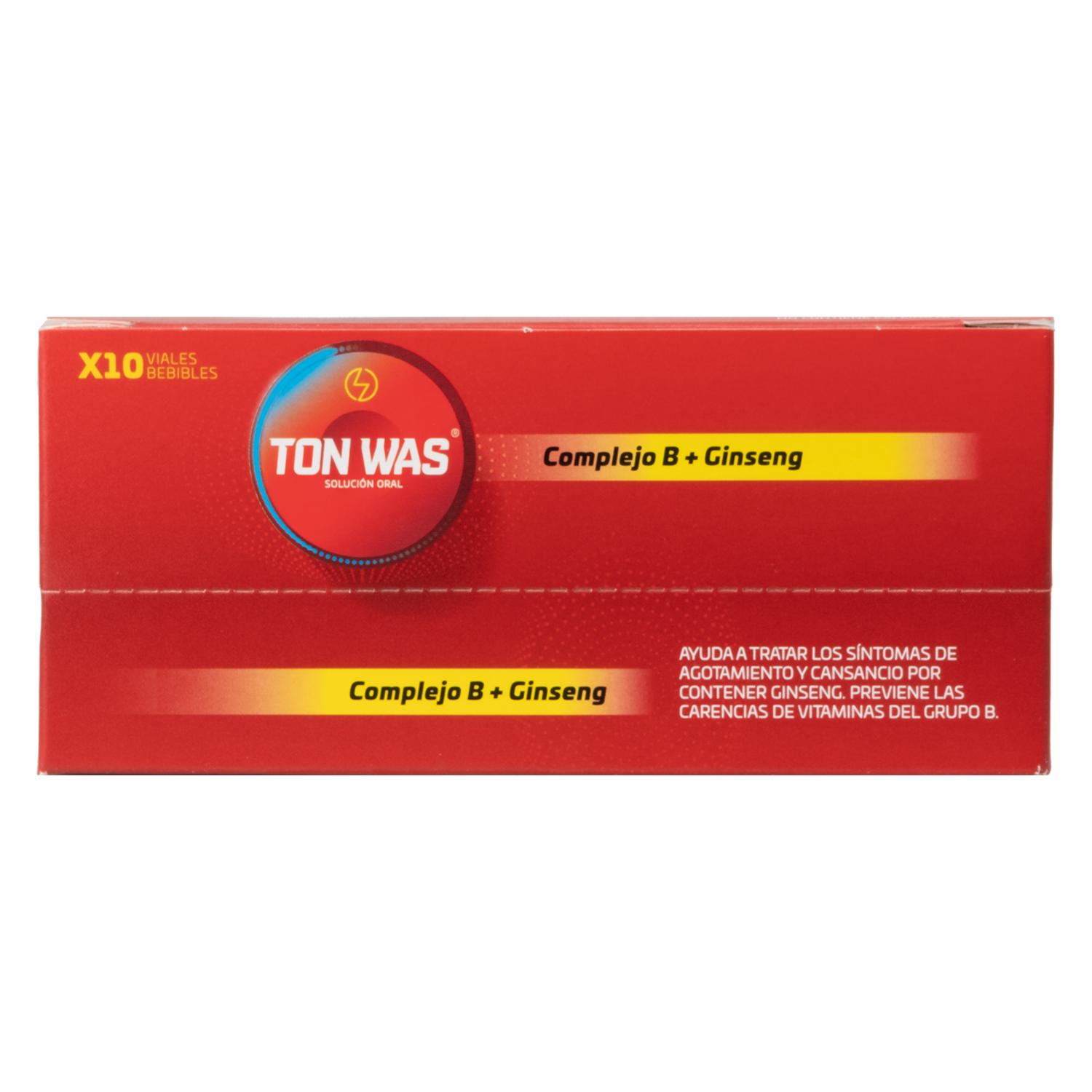 Vial Bebible A Base De Vitaminas TON WAS 10 Uds