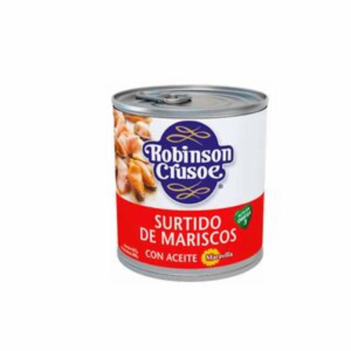 Surtido De Mariscos En Agua ROBINSON CRUSOE 425 G