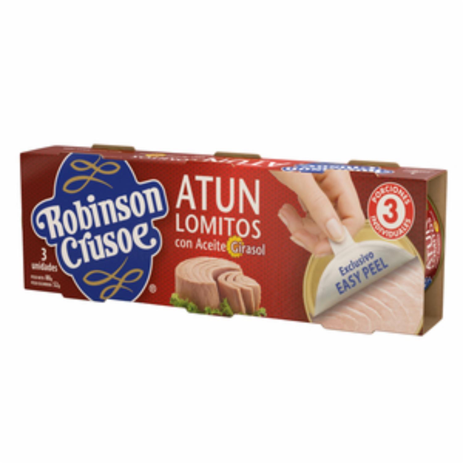 Atún Aceite Girasol ROBINSON CRUSOE 3 X 80 g