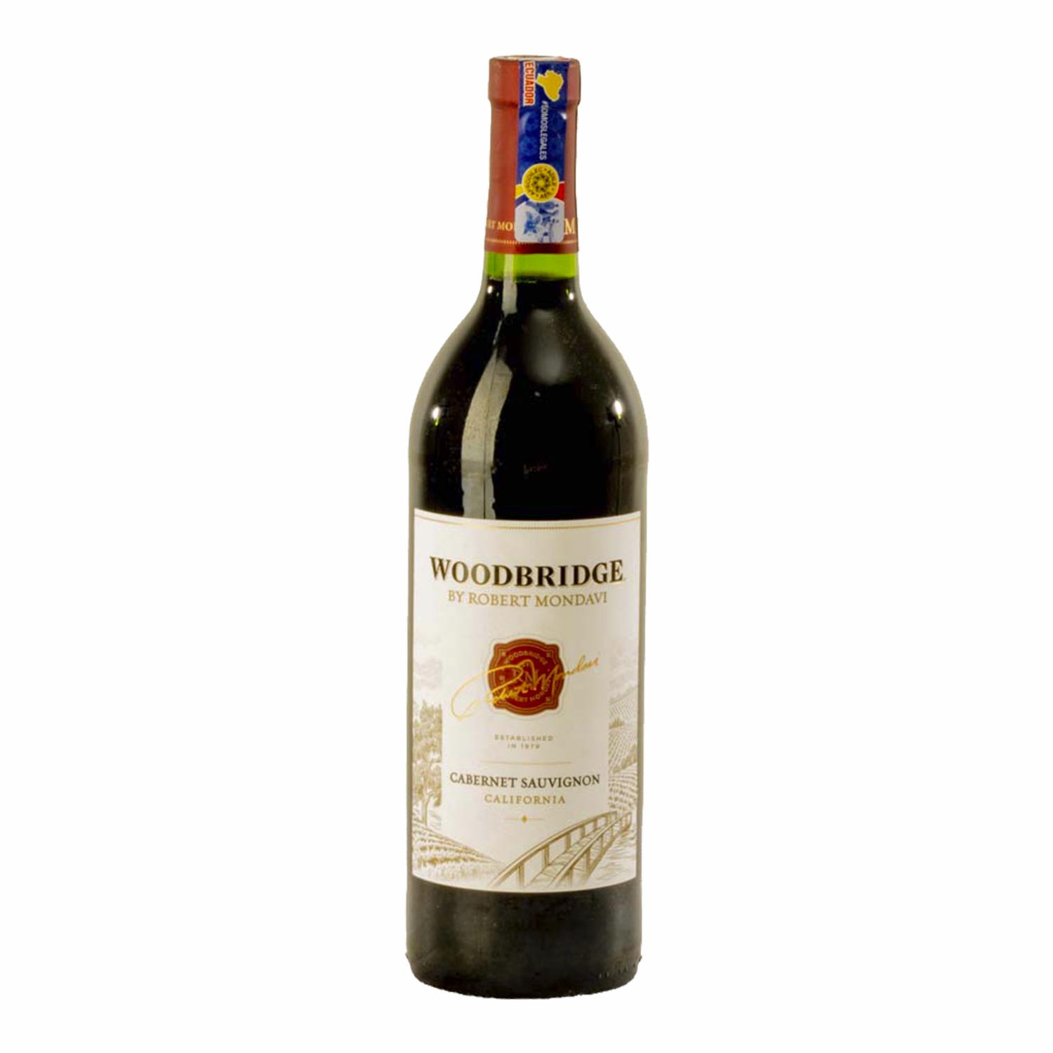 Vino Tinto Cabernet Sauvignon Woodbridge 750 Ml