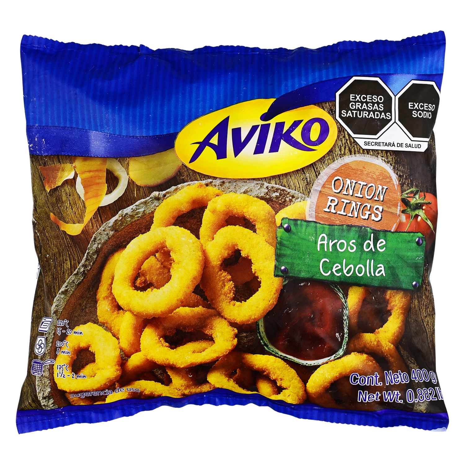 Aros De Cebolla Congelados AVIKO Funda