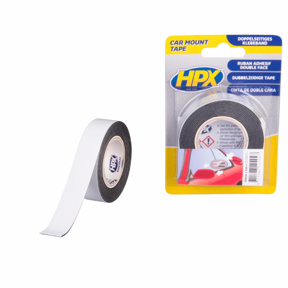 Cinta Doble Faz Color Negro HPX Unidad
