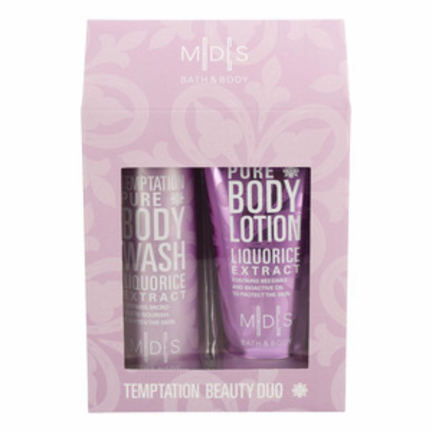 Set Para Dama Estuche Temptation Pale Purple Elegant MADES GREETINGS 200 Ml