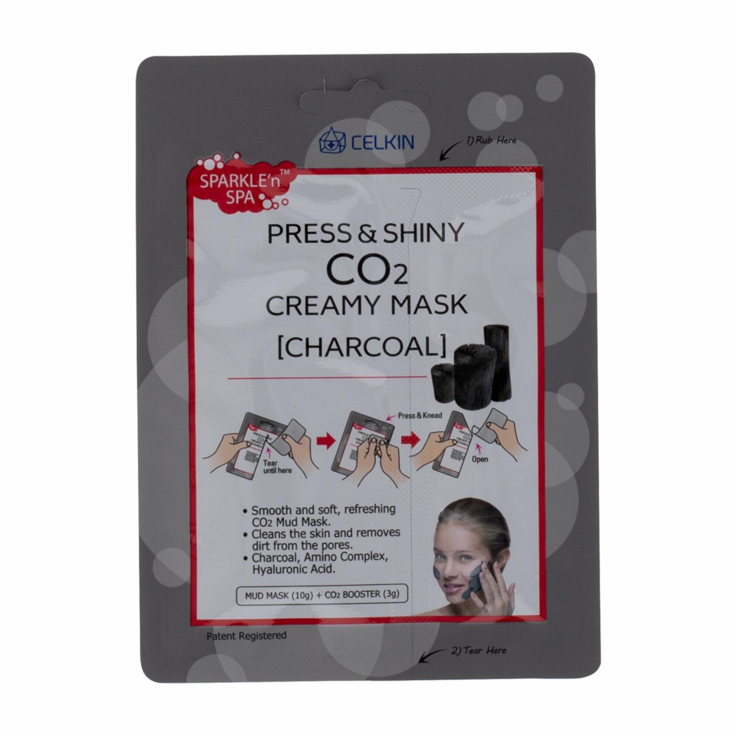 Mascarilla Facial En Crema Co2 Charcoal CELKIN Unidad