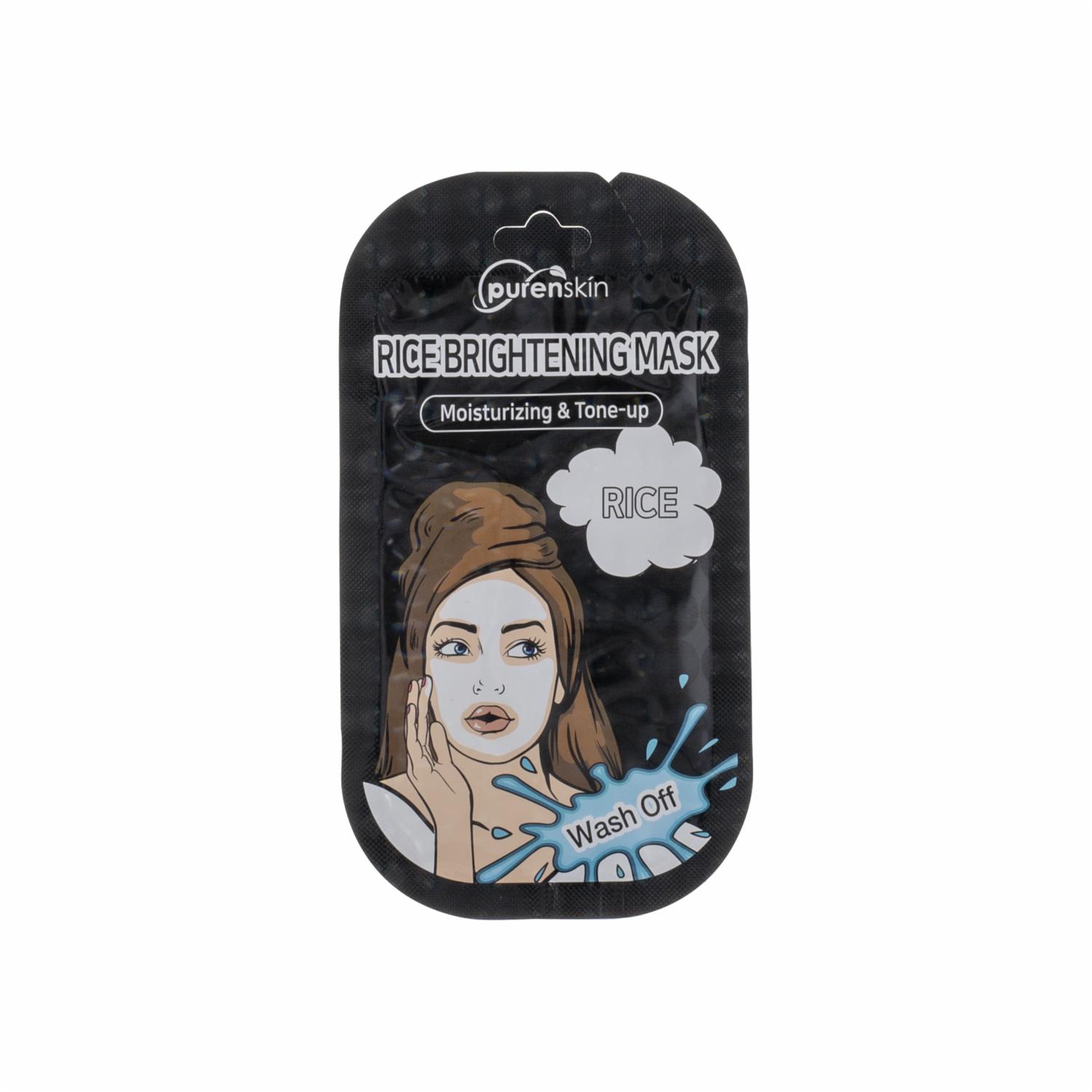 Mascarilla Facial Brillante De Arroz. PURENSKIN Unidad