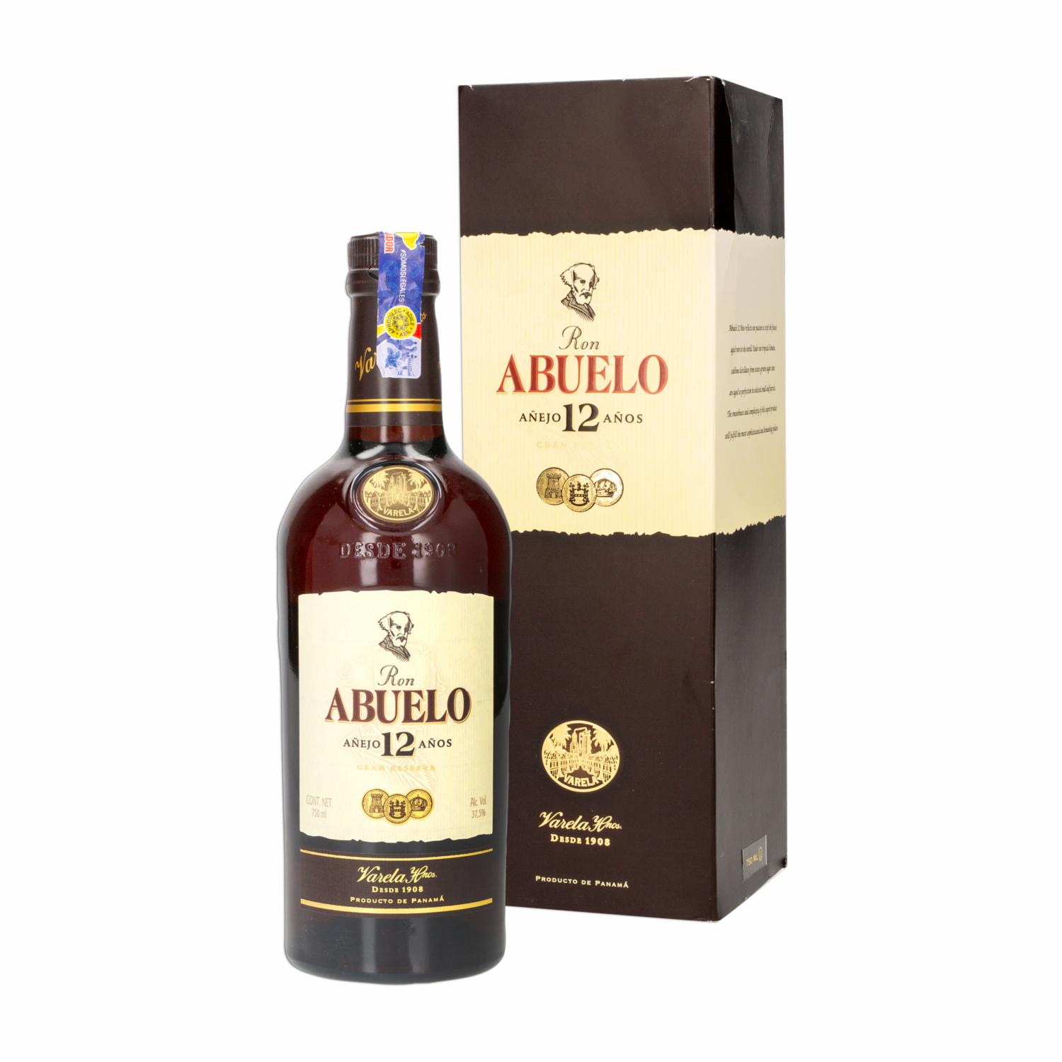 Ron 12 Anos Abuelo 750 Ml